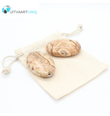 Edel-gedenk-steen Ovaal Jaspis Landscape