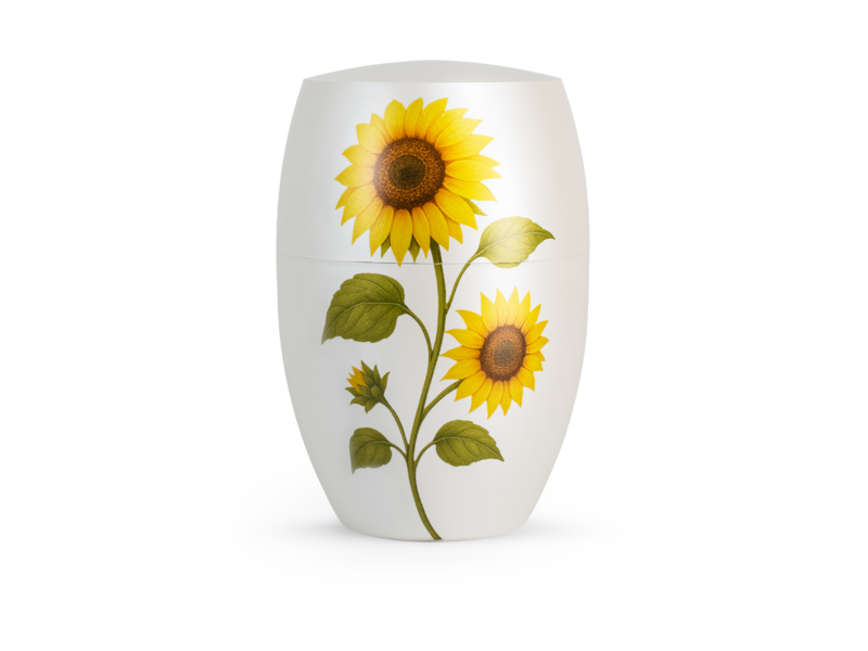 Biologisch Afbreekbare Urn Zonnebloemen