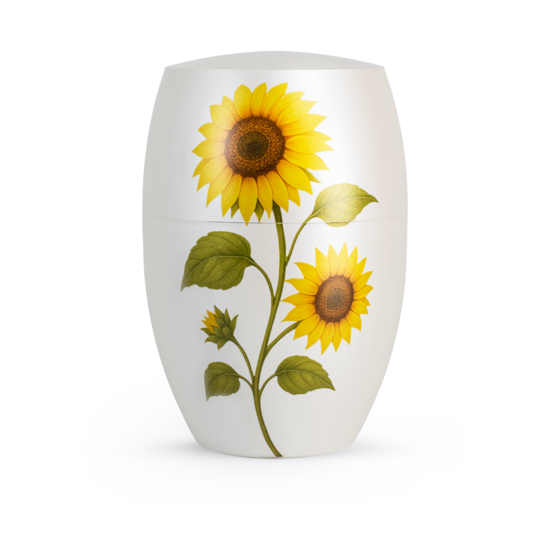 Biologisch Afbreekbare Urn Zonnebloemen