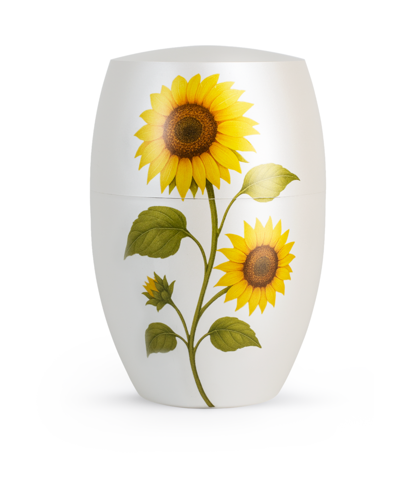 Biologisch Afbreekbare Urn Zonnebloemen