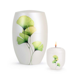 Biologisch Afbreekbare Urn Ginkgo Bladeren
