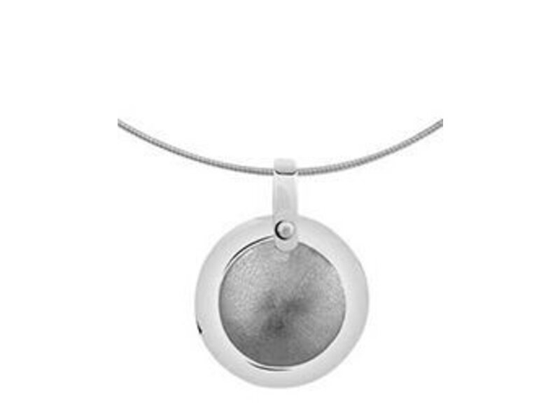 Asmedaillon rond - zilver