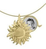 Asmedaillon zon - goud Asmedaillon zon - goud