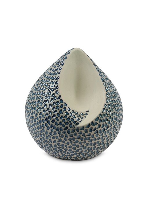 teardrop urn blauwe traantjes groot