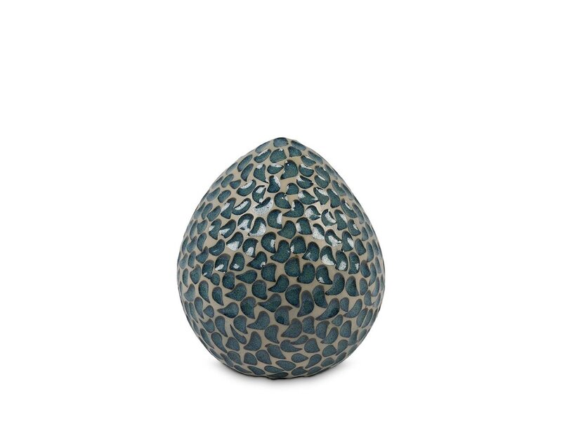 teardrop urn blauwe traantjes middel