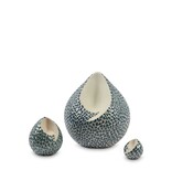 teardrop urn blauwe traantjes middel