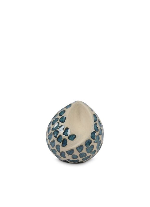 teardrop urn blauwe traantjes mini