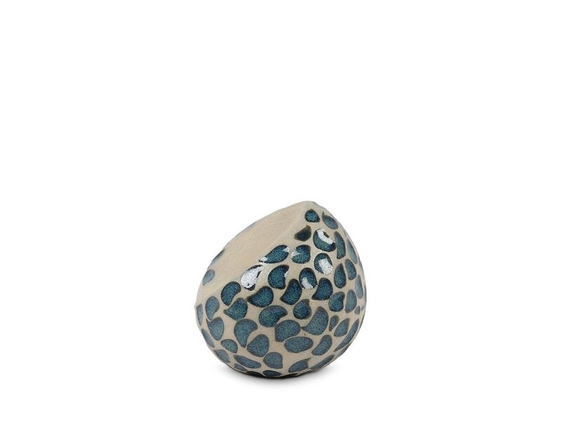 teardrop urn blauwe traantjes mini