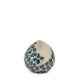 teardrop urn blauwe traantjes mini