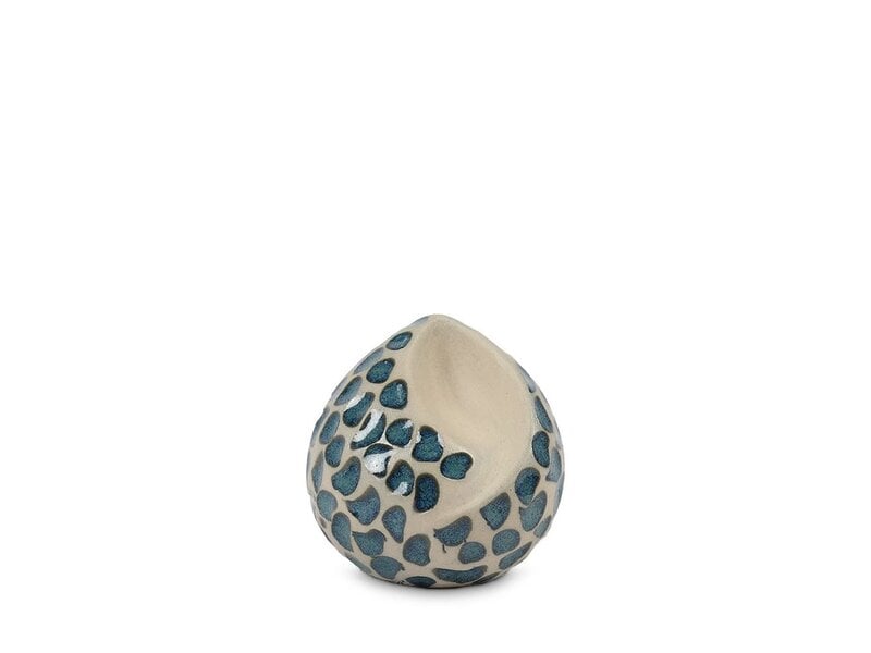 teardrop urn blauwe traantjes mini