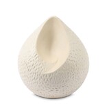 teardrop urn wit traantjes groot