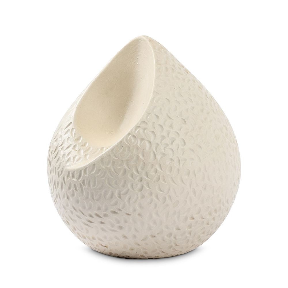  teardrop urn wit traantjes groot