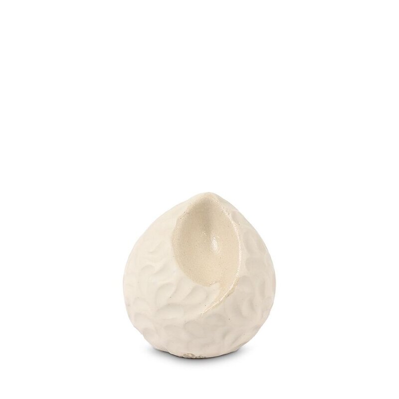 teardrop urn wit traantjes mini