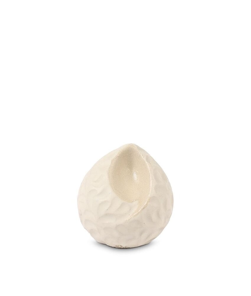 teardrop urn wit traantjes mini