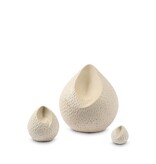 teardrop urn wit traantjes mini