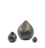 teardrop urn groen blauw traantjes groot
