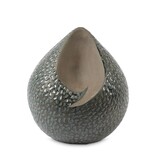 teardrop urn groen blauw traantjes groot