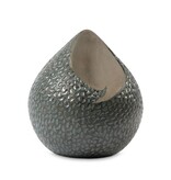 teardrop urn groen blauw traantjes groot