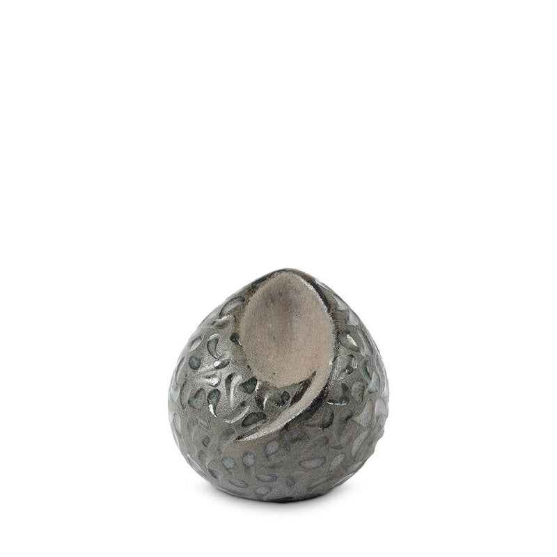 teardrop urn groen blauw traantjes mini