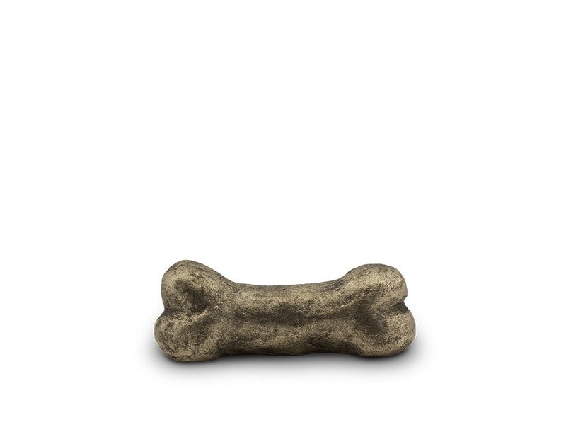 Mini dierenurn honden bot - keramiek
