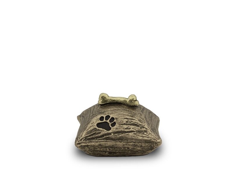 Mini dierenurn hond - keramiek