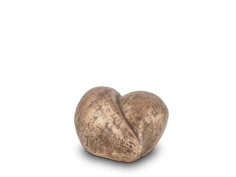 Mini urn hart - keramiek