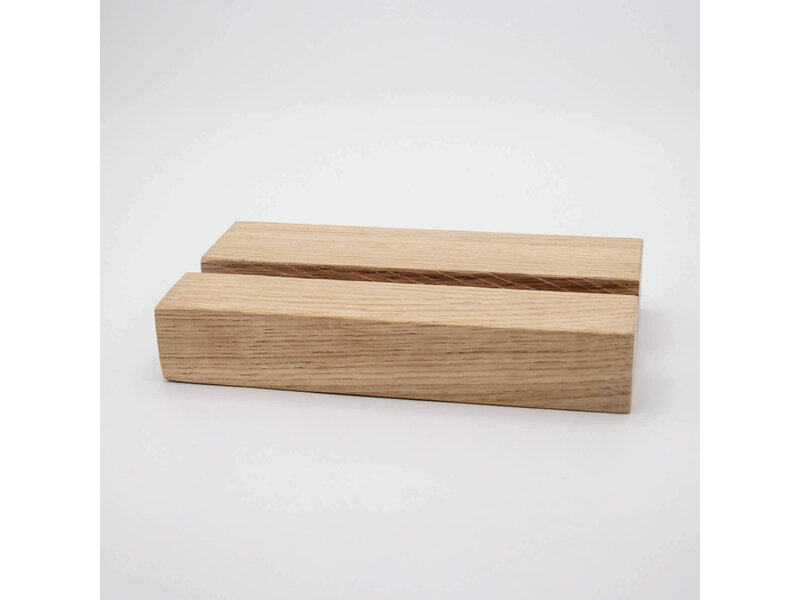 Eikenhouten Gedenktegelhouder – Voor een Warm Herinneringsplekje