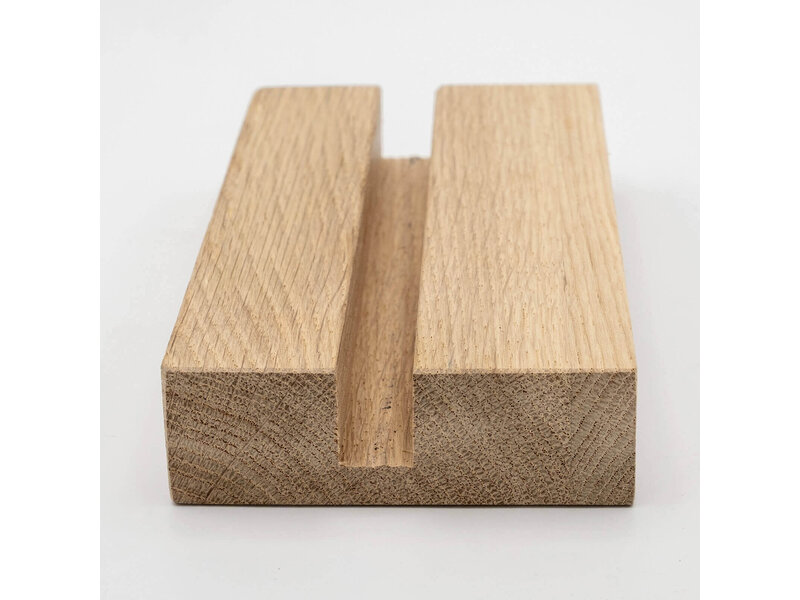 Eikenhouten Gedenktegelhouder – Voor een Warm Herinneringsplekje