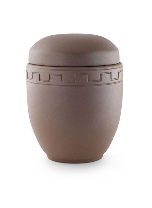 Romeinse urn in matbruin - keramiek