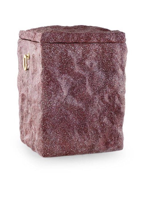 Steen urn rood - keramiek
