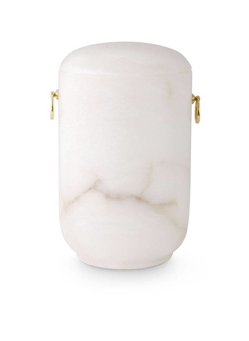 Asbus urn wit - alabast