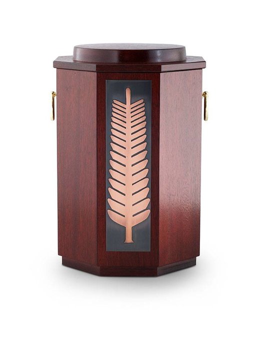 Mahagony urn - hout