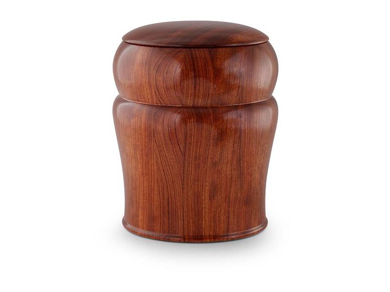 Rozenhout urn - hout