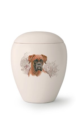  Hondenurn Boxer - keramiek