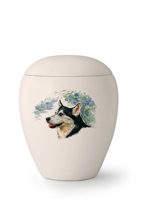  Dierenurn Border Collie - keramiek