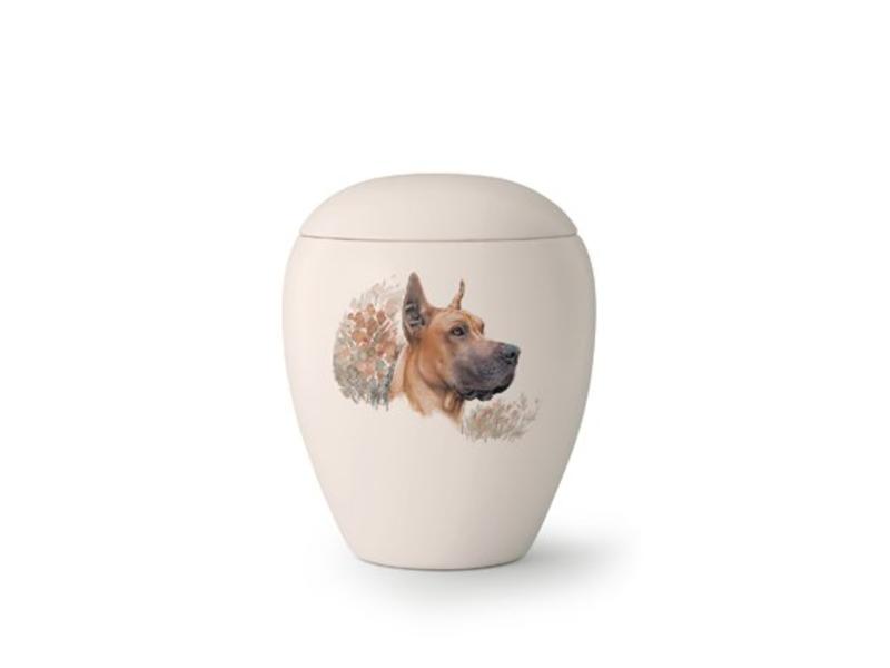 Hondenurn Deense Dog - keramiek