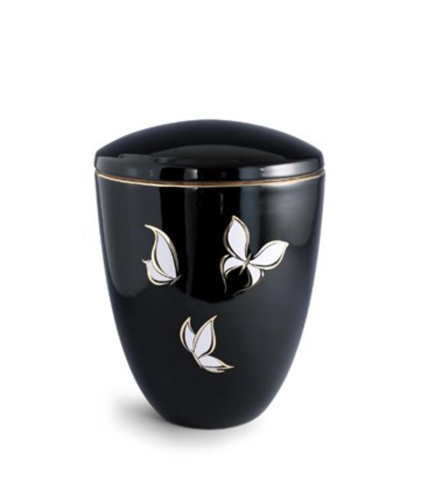 Vlinder schouwspel urn - keramiek