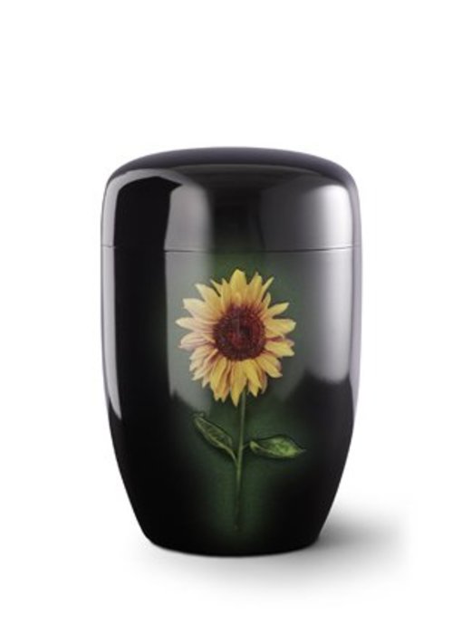 Zonnebloem zwart - staal