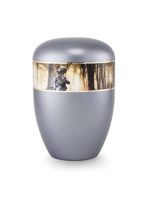 Eco urn grijs engel - bio
