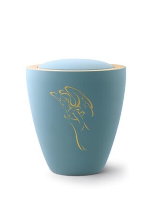 Green angel engel urn - keramiek