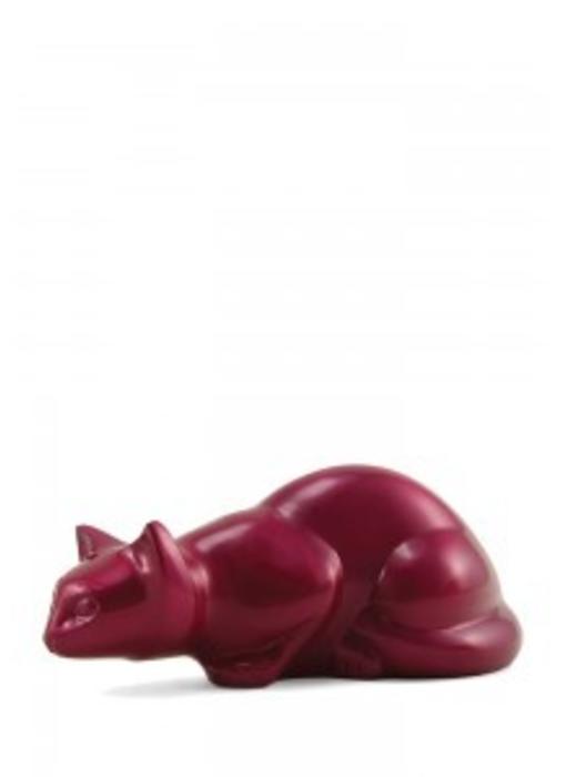 Dieren urn magenta kat rood - messing
