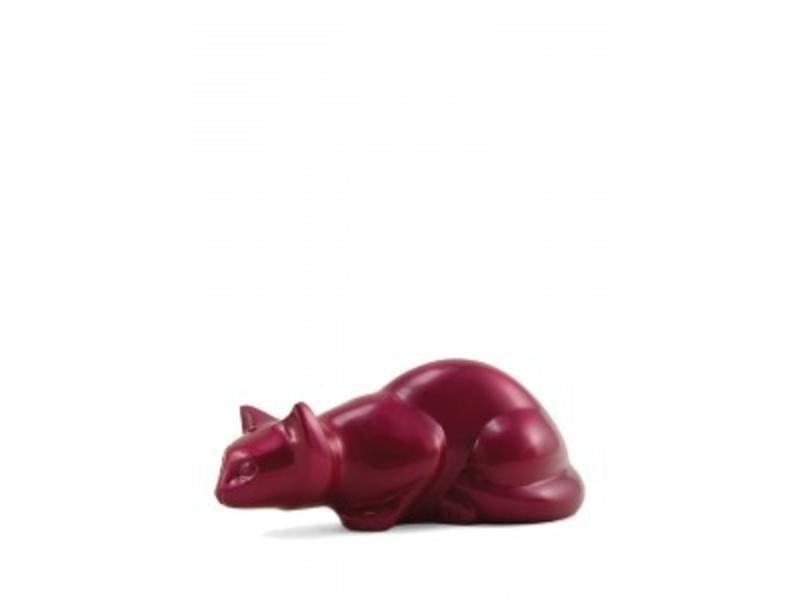 Dieren urn magenta kat rood - messing