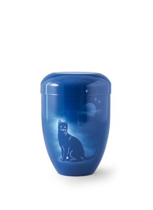 Kattenurn kat bij nacht - aluminium