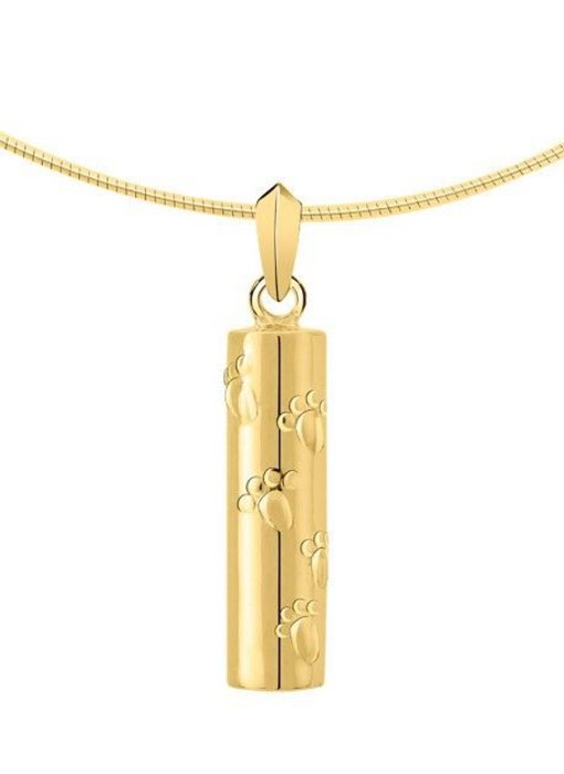 Ashanger buis met dierenpoten - goud