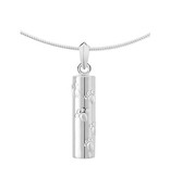 Ashanger buis met dierenpoten - zilver Ashanger buis met dierenpoten - zilver