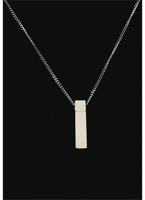 Ascollier radius incl. ketting 50 cm - zilver