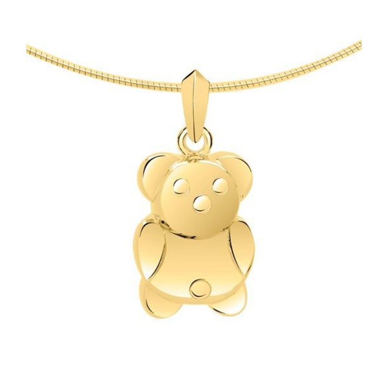 Ashanger teddybeer - goud