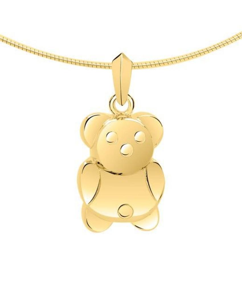 Ashanger teddybeer - goud