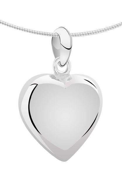  Ashanger hart XL - zilver