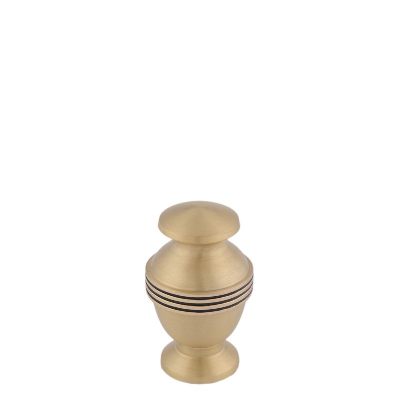  Mini urn elegante brushed brass - messing